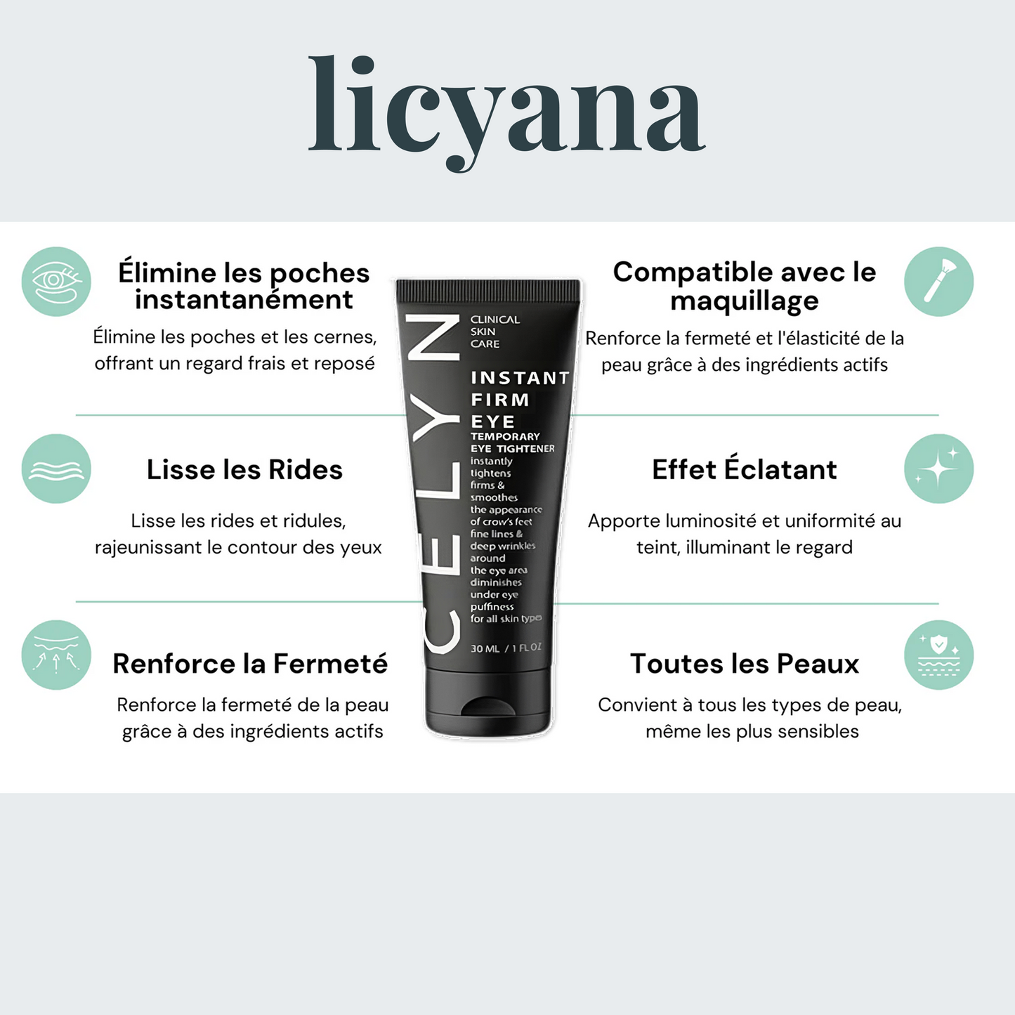 Crème Anti Cernes et Rides Instantanée